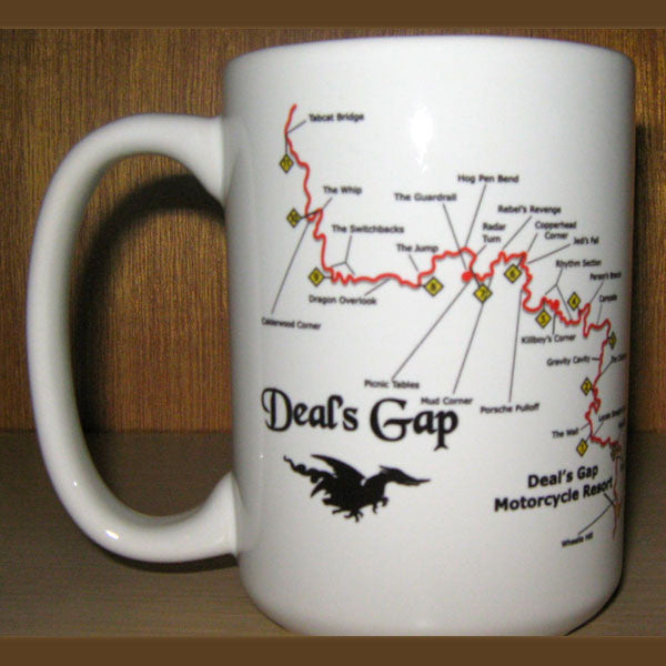 Mug - Map & Shield White