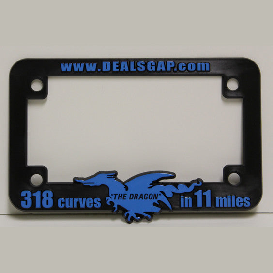 Motorcycle License Plate Frame, Plastic