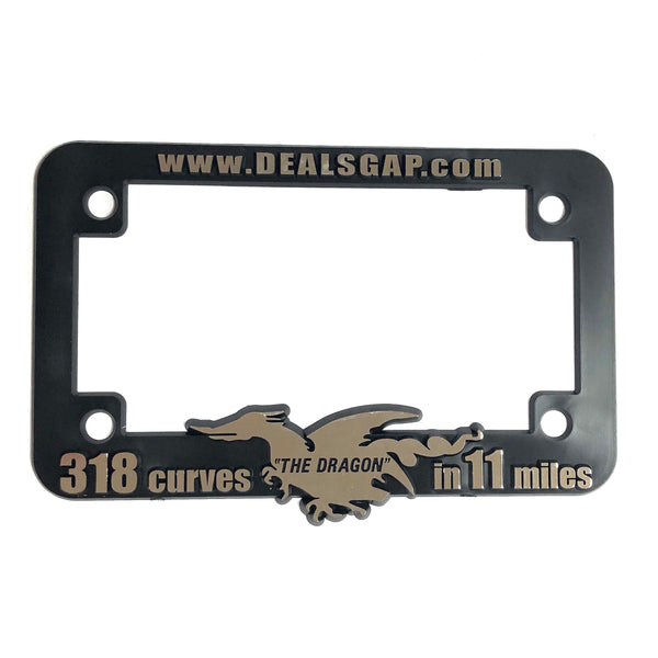 Motorcycle License Plate Frame, Plastic