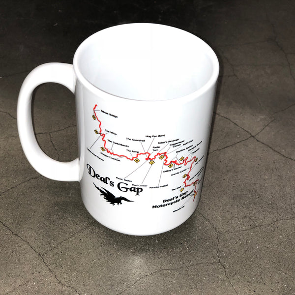 Mug - Map & Shield White