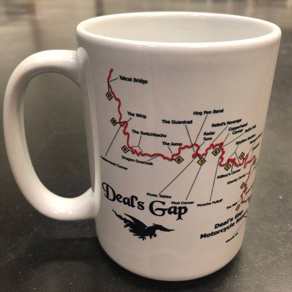 Mug - Map & Shield White