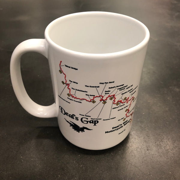 Mug - Map & Shield White