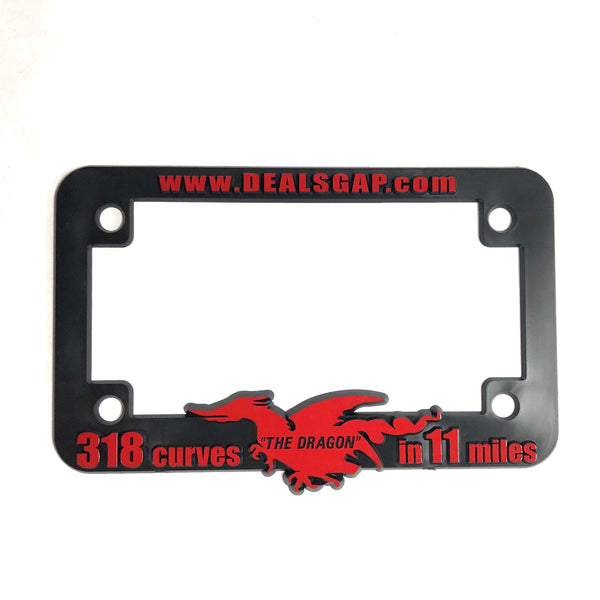 Motorcycle License Plate Frame, Plastic