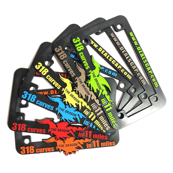 Motorcycle License Plate Frame, Plastic