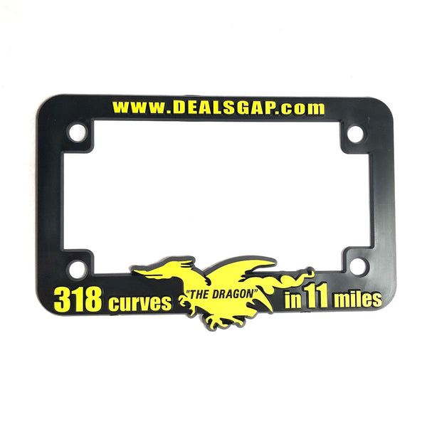 Motorcycle License Plate Frame, Plastic