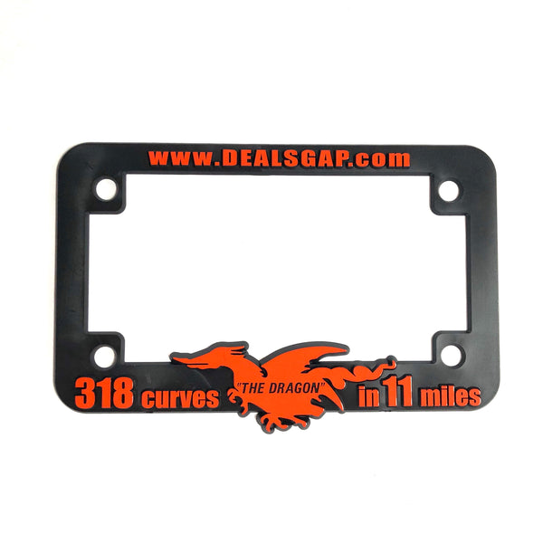 Motorcycle License Plate Frame, Plastic