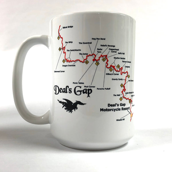 Mug - Map & Shield White