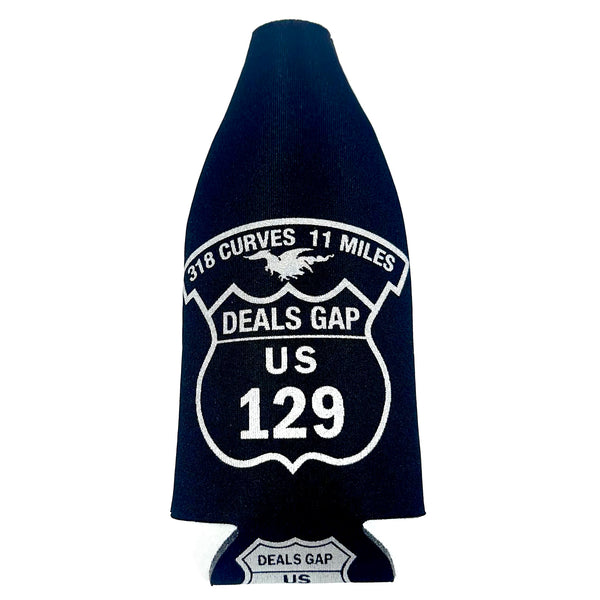 Black / silver shield coozie