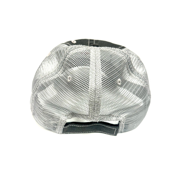 Washed License Plate hat - black