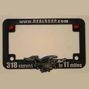 Motorcycle License Plate Frame, Plastic