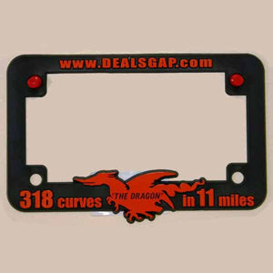 Motorcycle License Plate Frame, Plastic