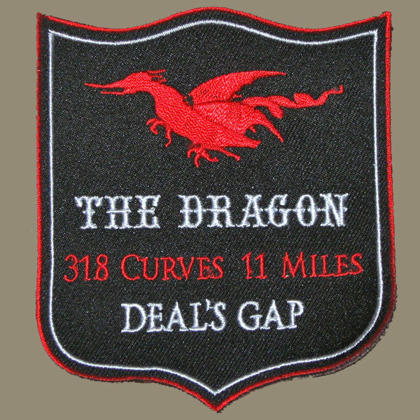 Black, Red, White Crest Large Patch