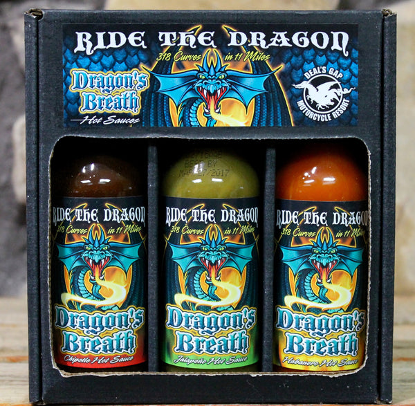 Dragon's Breath 3-Pack Hot Sauce