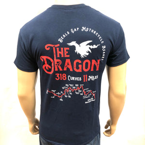 Dragon - blue/red s/s