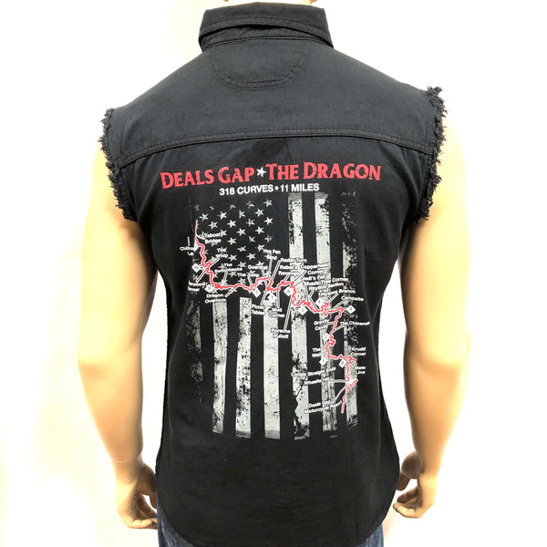 Denim Cutoff - Flag Map