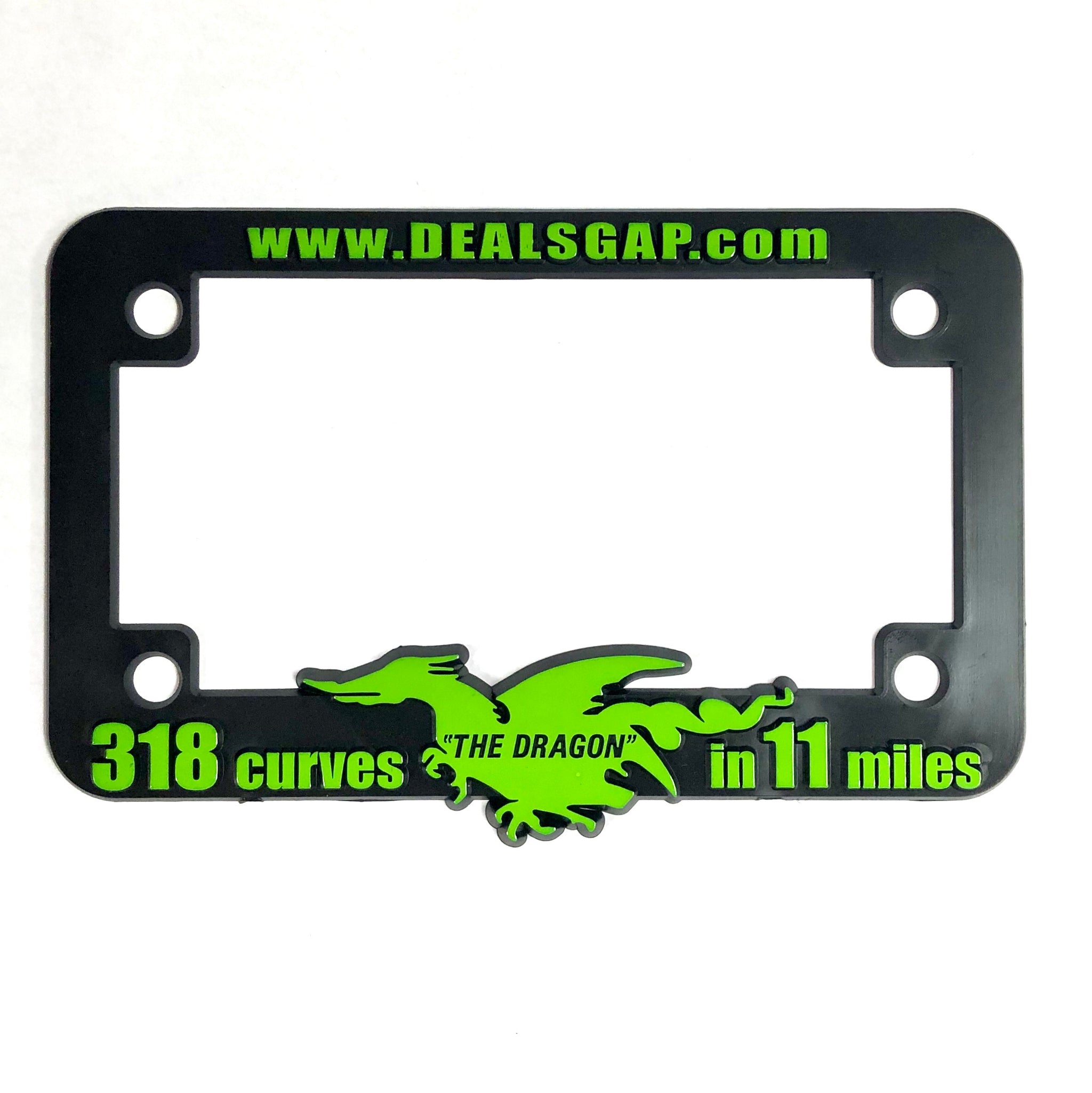 Motorcycle License Plate Frame, Plastic – Deals Gap
