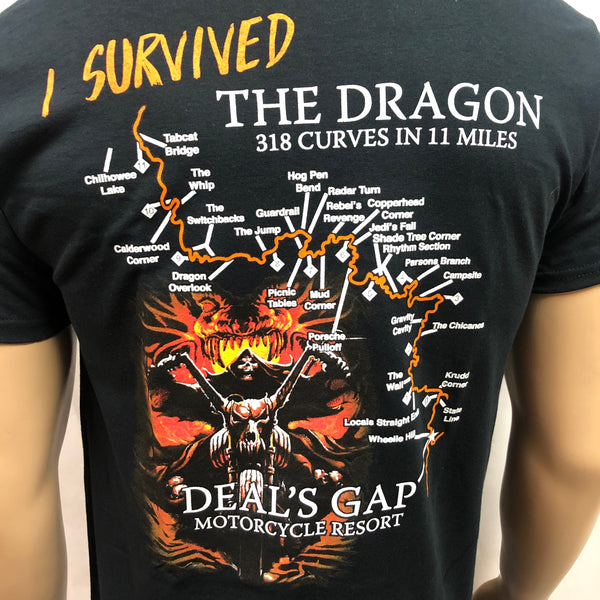 'I Survived' Cruiser Map Shirt s/s