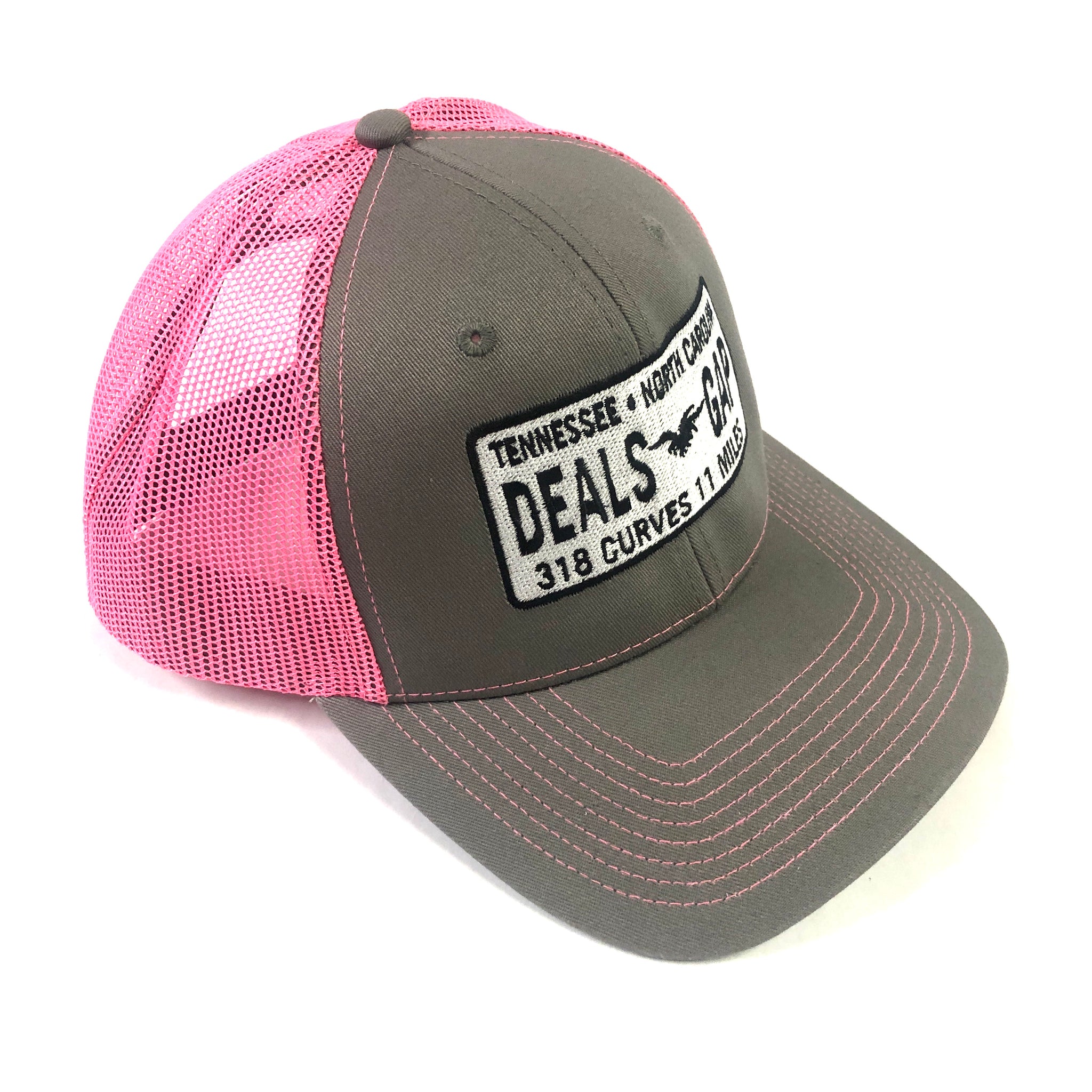 Pink / Gray Trucker hat