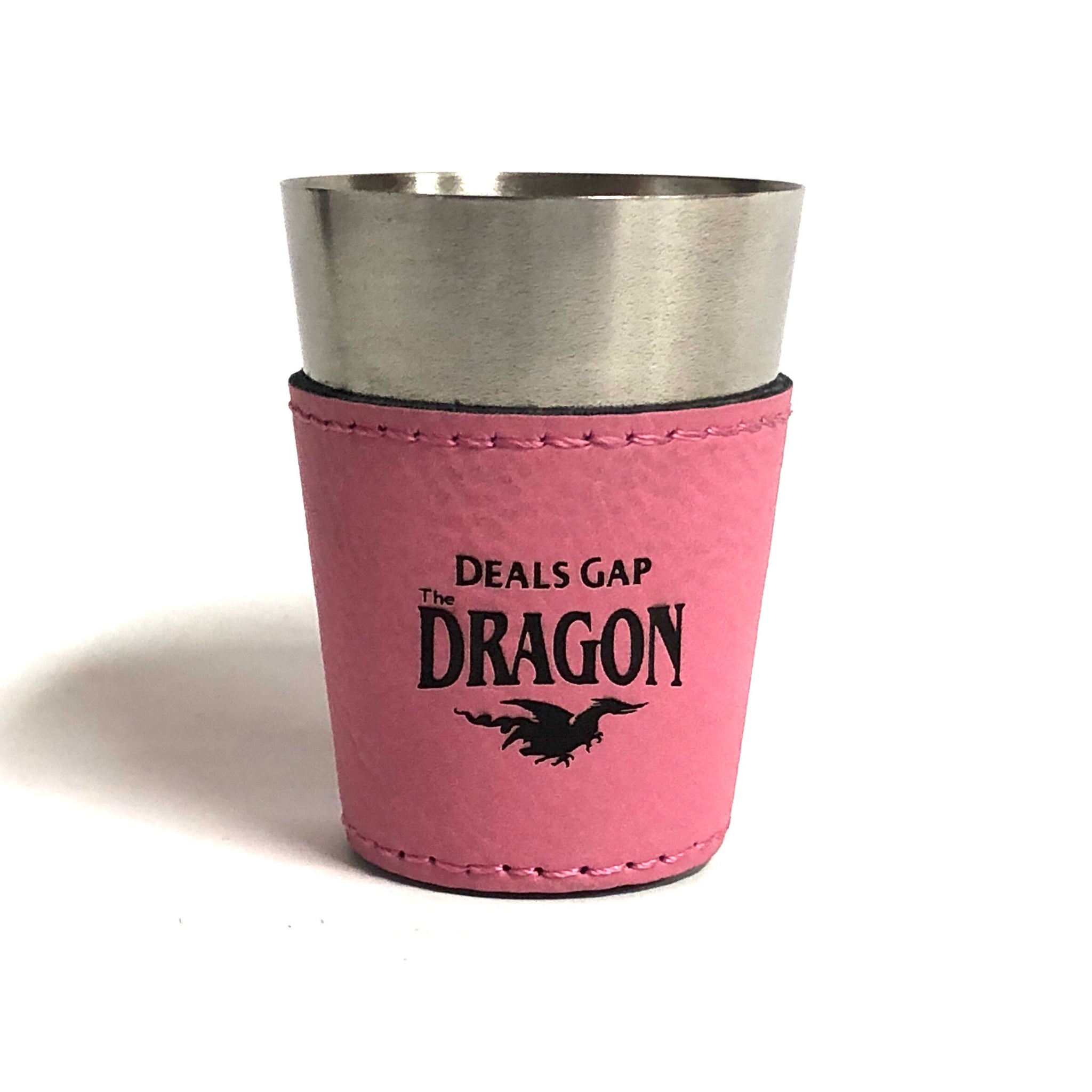 Shot Glass Leather Pink