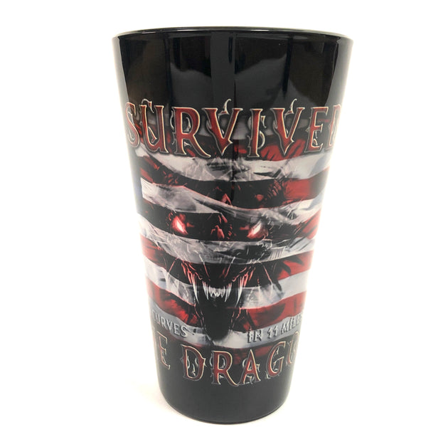 'I Survived' pint glass