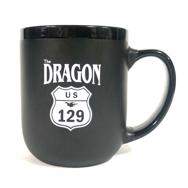 Matte Black 'The Dragon' mug