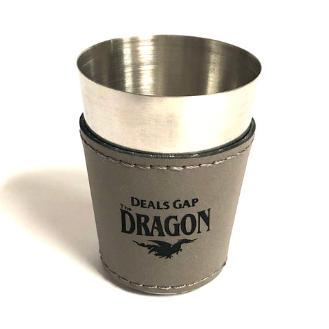 Shot Glass Leather Gray