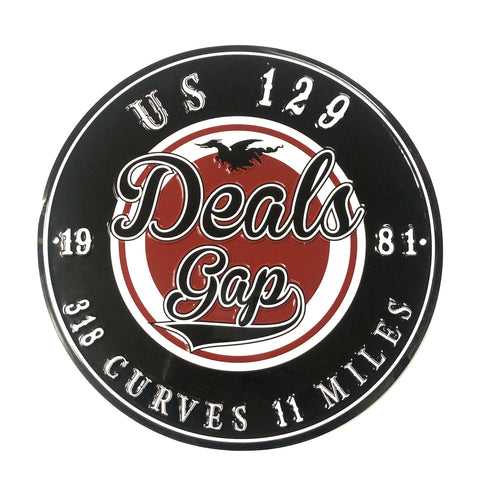 Deals Gap Sign round / black